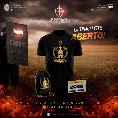 5ª Corrida do Choqueano 2026 – Etapa Patos