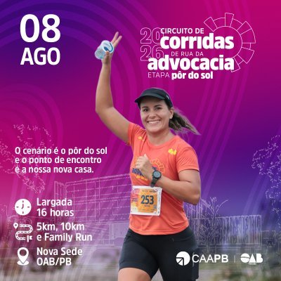 Corrida da Advocacia Pôr do Sol