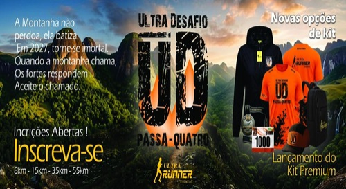 Ud Ultra Desafio – Passa Quatro – Mg