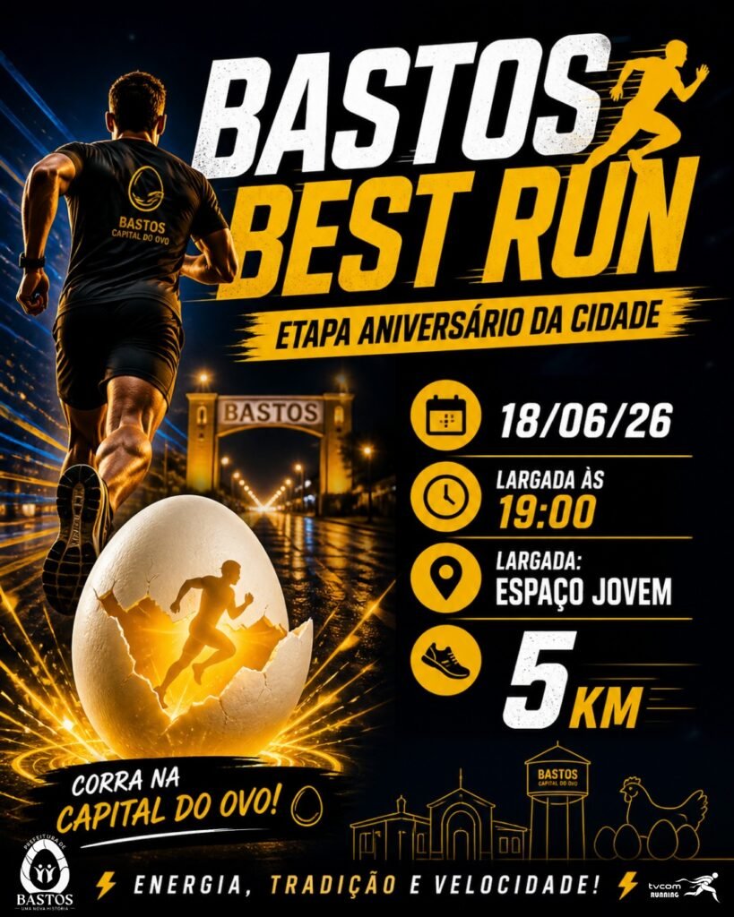 Bastos Best Run Etapa Aniversário da Cidade