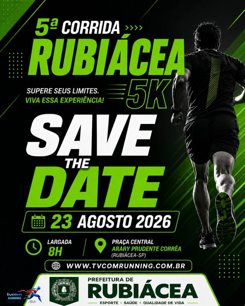 5ª Corrida Pedestre de Rubiácea Sp