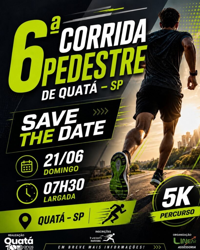 6ª Corrida Pedestre de Quatá Sp
