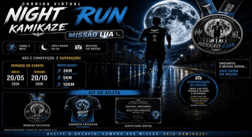 Night Run Kamikaze Missão Lua 2026
