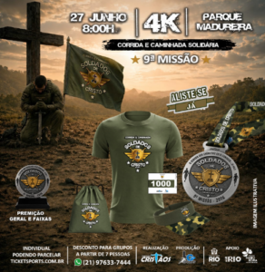 Soldados de Cristo 9ª Missão – Corrida e Caminhada Solidária