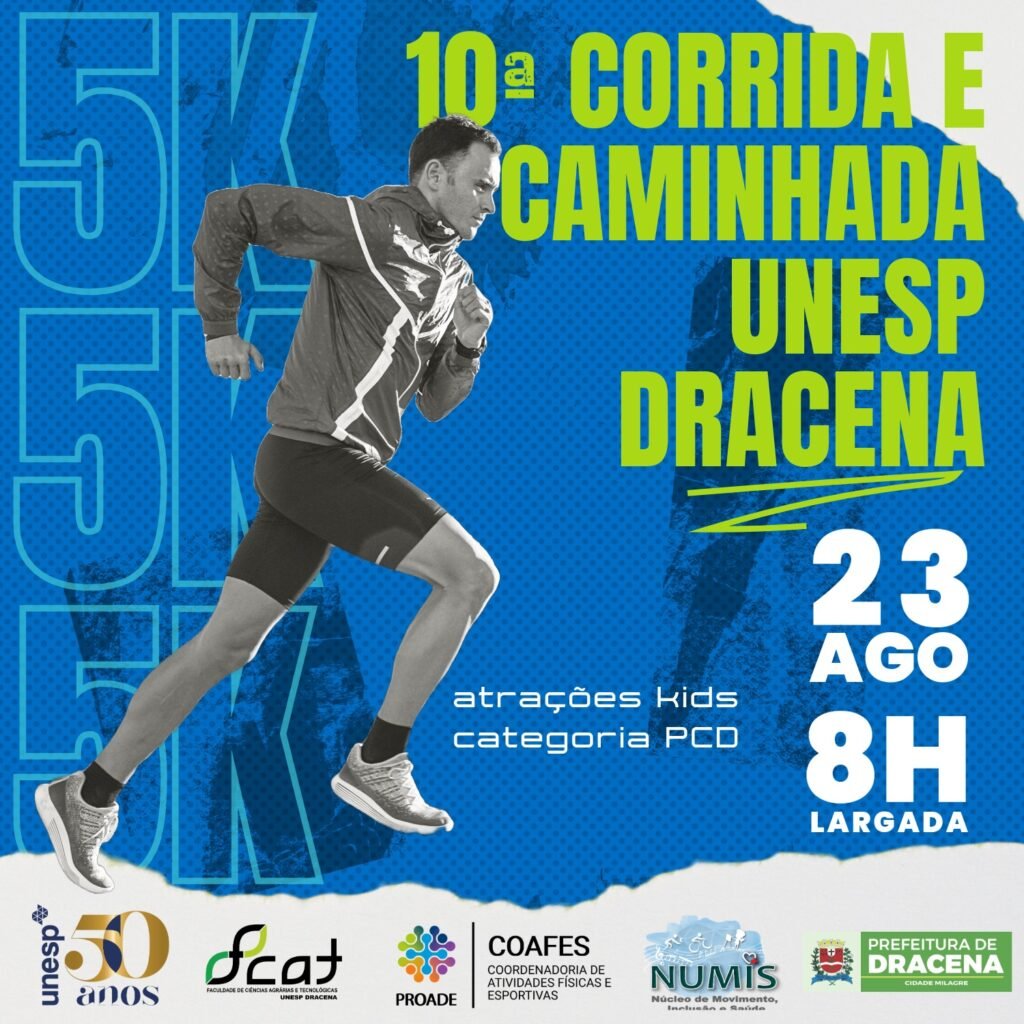 10ª Corrida e Caminhada da UNESP Dracena
