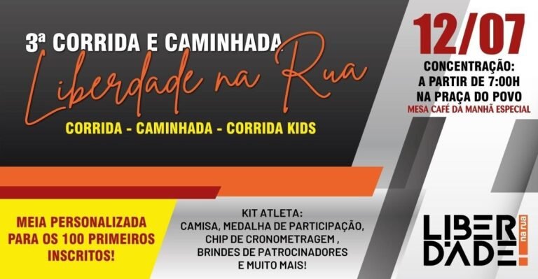 3ª Corrida Liberdade na Rua