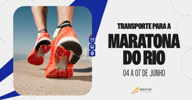 Transporte Anvitur para Maratona do Rio (42K) e Meia Maratona (21k)
