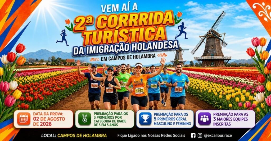 2ª Corrida Turística da Imigração Holandesa – Campos de Holambra