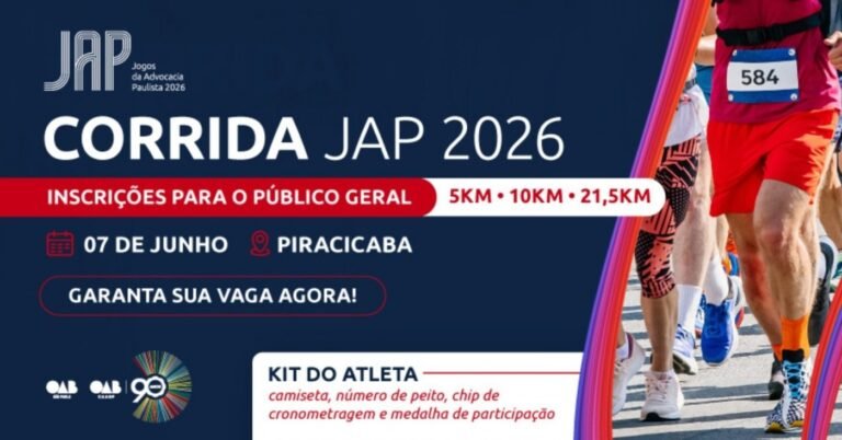 Jap 2026 | Corrida Público Geral