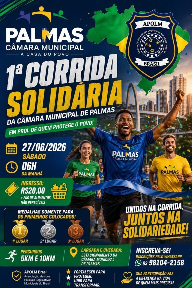 I Corrida Solidária da Câmara Municipal de Palmas