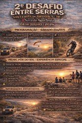 2º Desafio entre Serras – Santa Rita de Ibitipoca – Programação Água Santa