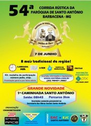 54ª Corrida Rústica da Paróquia de Santo Antônio