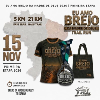Eu Amo Brejo da Madre de Deus Trail Run 2026