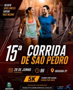 15ª Corrida de São Pedro 5K Ubarana / Sp