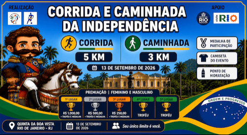 Corrida e Caminhada da Independência 5k