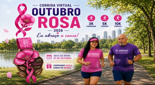 Corrida Virtual Outubro Rosa 2026