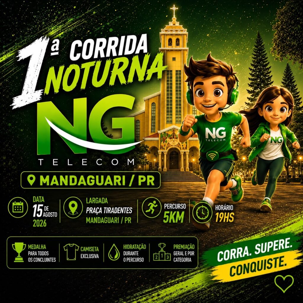 1ª Corrida Noturna Ng Telecom Mandaguari / Pr