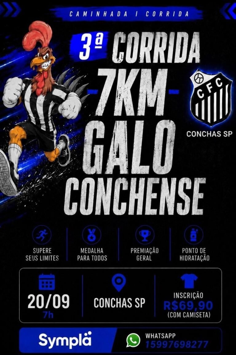 3ª Corrida 7K Galo Conchense