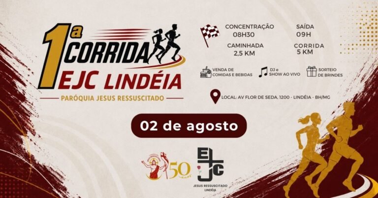 1ª Corrida EJC Lindéia (paróquia Jesus Ressuscitado)