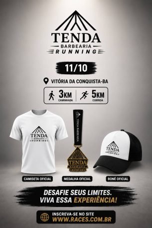 Tenda Barbearia Running 2026