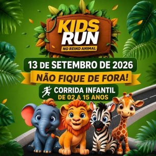 Kids RUN Itabuna no Reino Animal