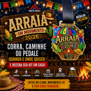 Corrida Virtual Arraiá em Movimento 2026