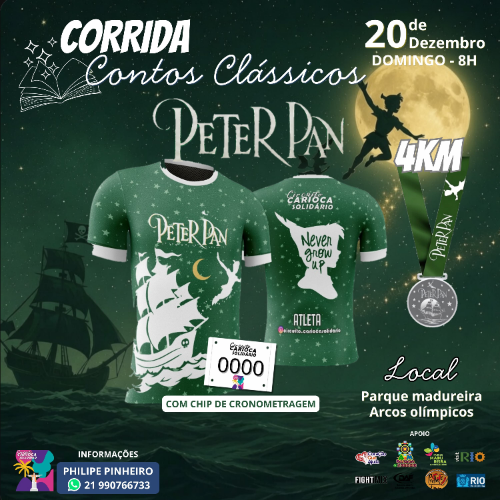 Corrida e Caminhada Contos Clássicos – Peter Pan