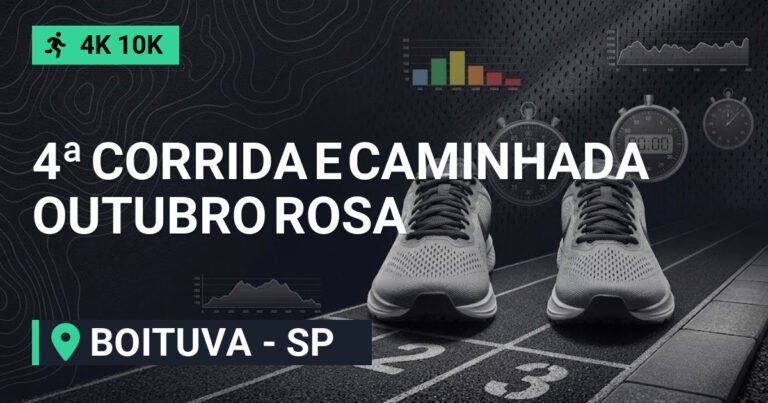 4ª Corrida e Caminhada Outubro Rosa