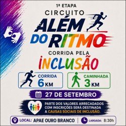 Circuito Além do Ritmo I Etapa: Corrida da Inclusão