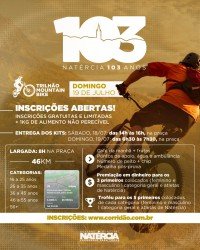 Trilhão Mountain Bike – Sport 46K – 103 Anos de Natércia