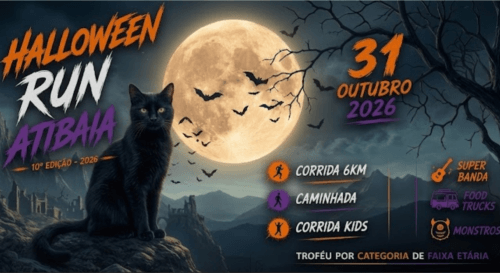 X Corrida Halloween Run Atibaia – 2026