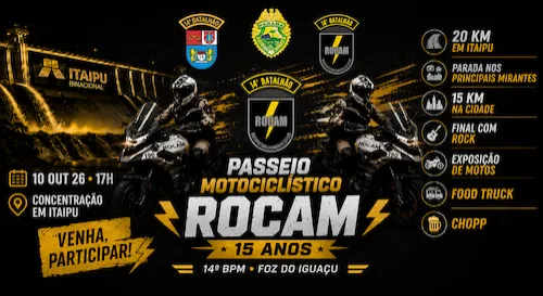 I Passeio Motociclístico ROCAM 15 Anos