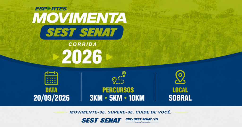 Movimenta SEST SENAT 2026 – Corrida
