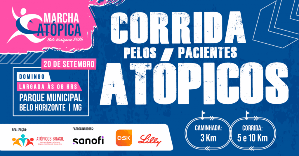 Marcha Atópica Belo Horizonte 2026: Corrida em Prol dos Pacientes Atópicos