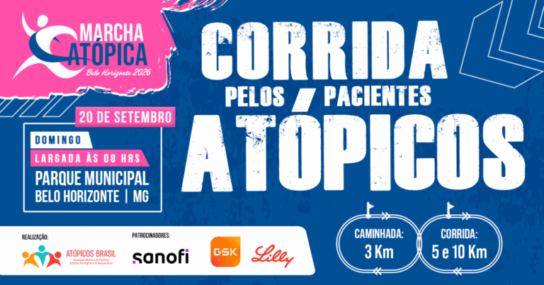 Marcha Atópica Belo Horizonte 2026: Corrida em Prol dos Pacientes Atópicos