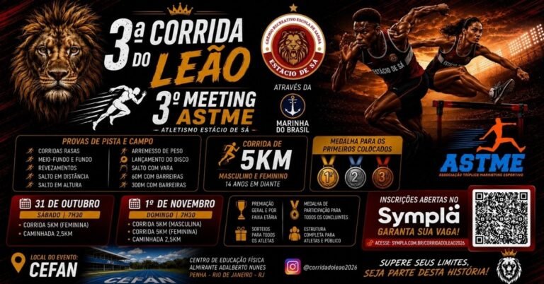 3ª Corrida do Leão e 3º Meeting Astme