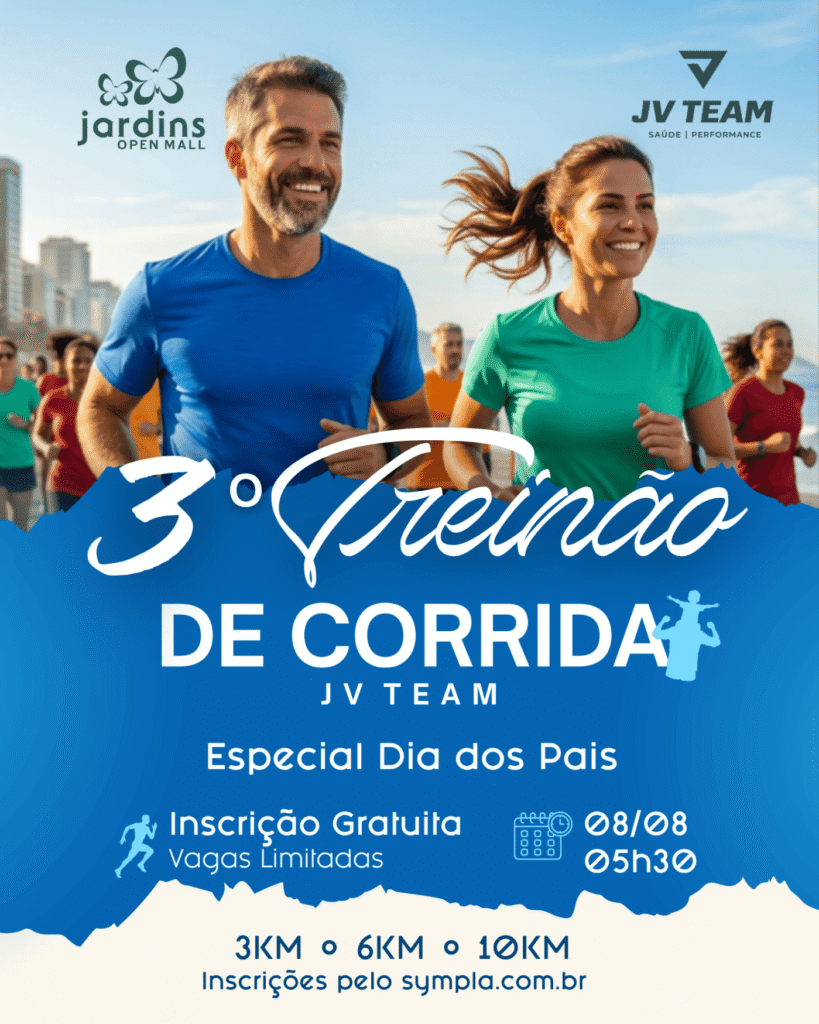 3º Treinão de Corrida Jv Team – Especial Dia dos Pais