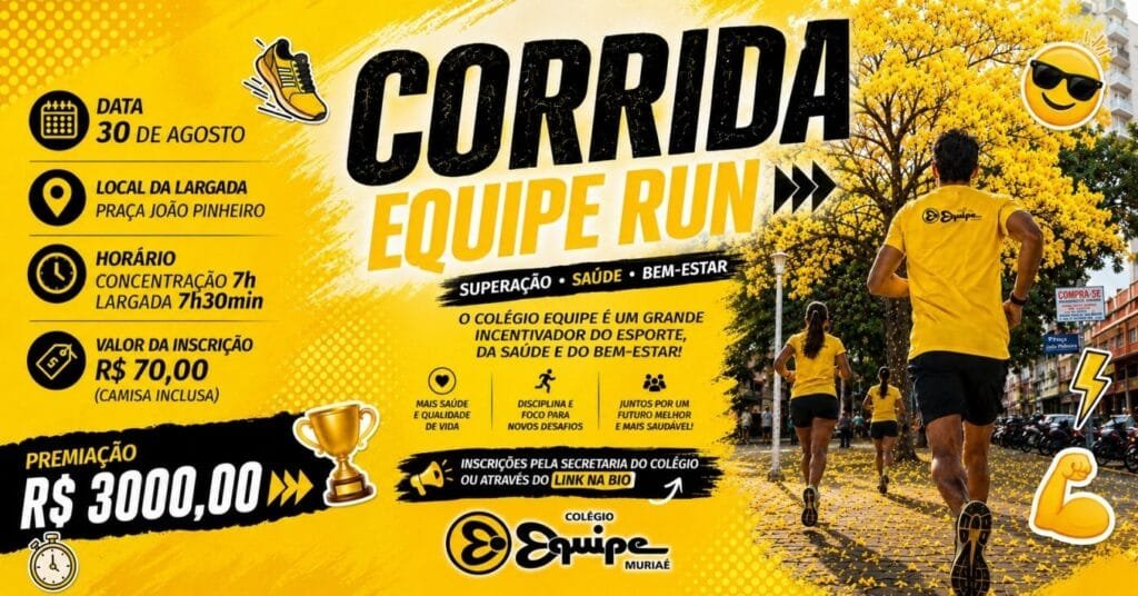 1ª Corrida Equipe Run