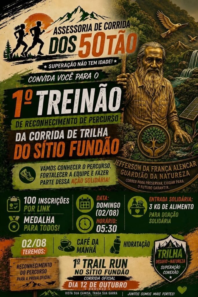I Treinão de Reconhecimento de Percurso da Corrida de Trilha do Sítio Fundão