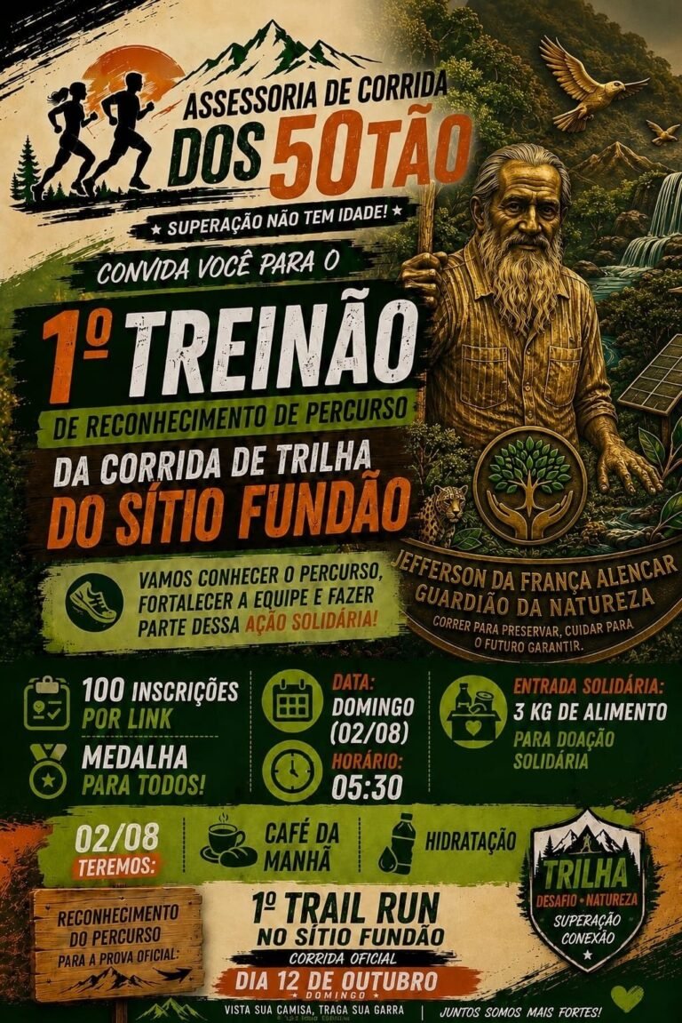 I Treinão de Reconhecimento de Percurso da Corrida de Trilha do Sítio Fundão