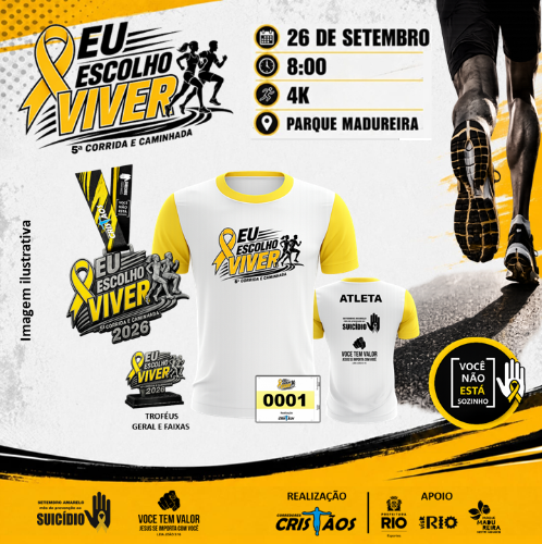 5ª Eu Escolho Viver Solidária – Corrida e Caminhada