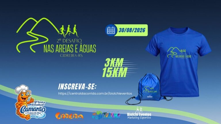 2º Desafio nas Areias e Águas de Cidreira 15k