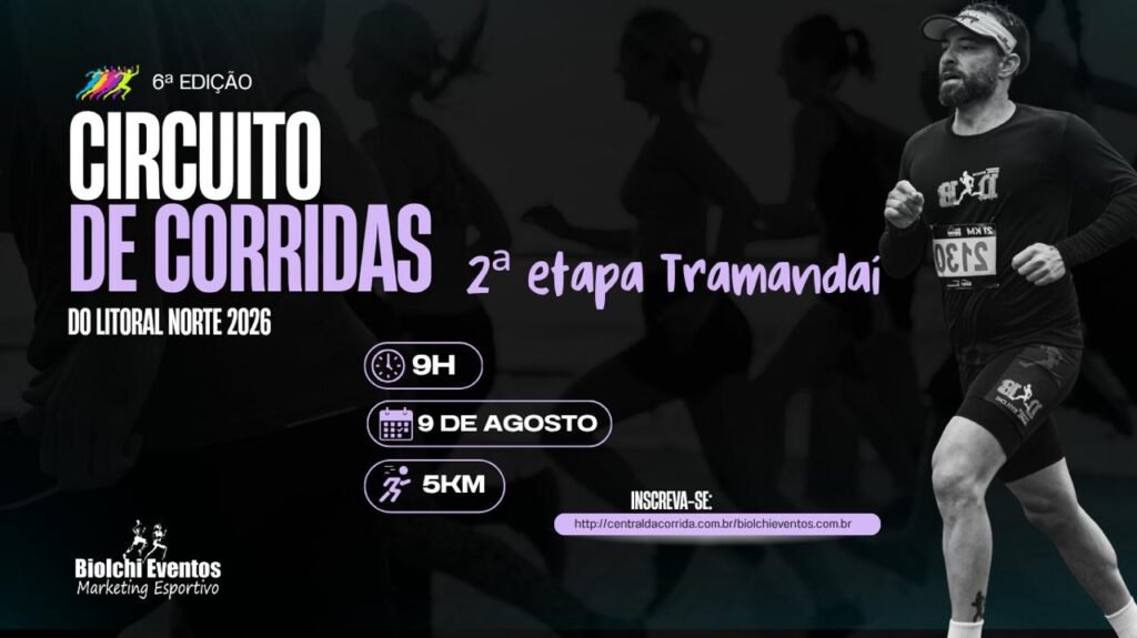 Circuito de Corridas do Litoral Norte 2026 – 2ª Etapa Tramandaí