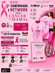 I Caminhada e Network contra o Câncer de Mama da OAB Barbacena