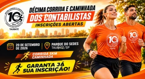 10ª Corrida dos Contabilistas de Taubaté: Inscrições e Percurso em Taubaté