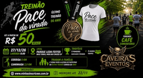 Treinão Pace da Virada