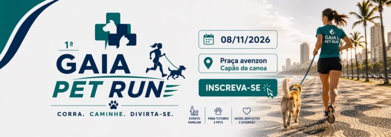 1ª Gaia Pet Run 2026: Inscrições e Percurso em Capão da Canoa