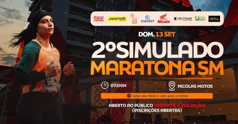 2º Simulado Maratona de Santa Maria: Estratégias e Ritmo em Santa Maria