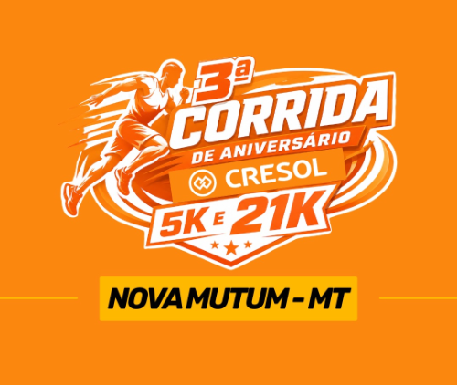 3ª Corrida de Aniversário da Cresol 2026: Inscrições e Percurso em Nova Mutum