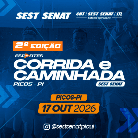 Corrida e Caminhada SEST SENAT Picos 2026